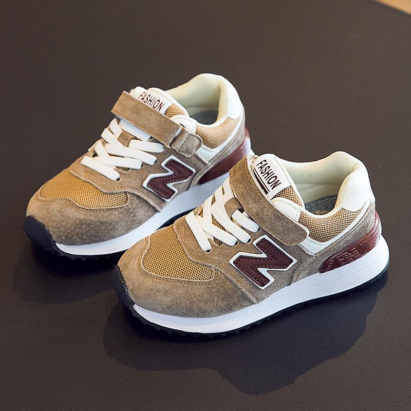 儿童NB574童鞋2023秋季新款女童新百伦阿甘鞋n字老爹鞋男童运动鞋