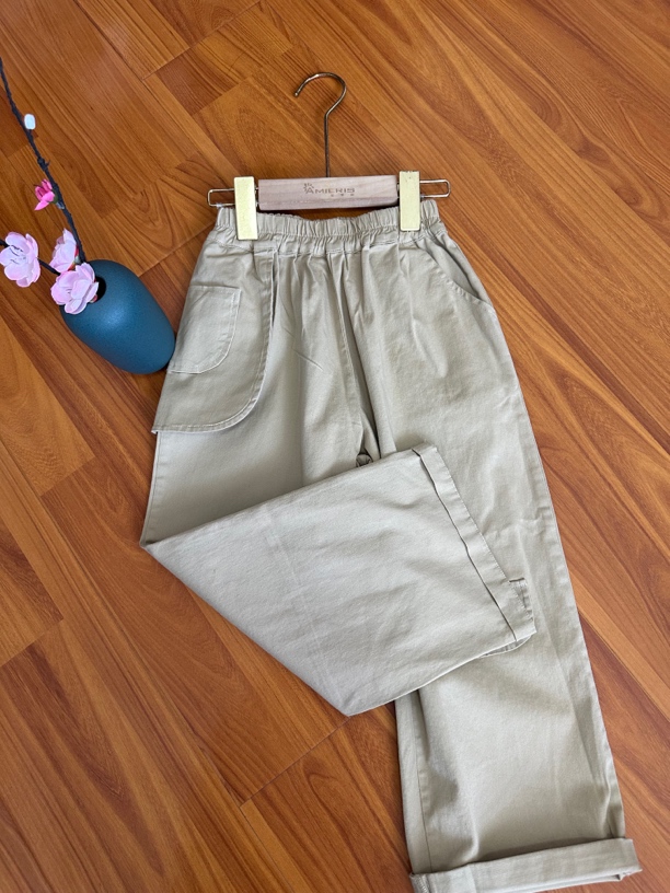 时尚文艺直筒裤长裤