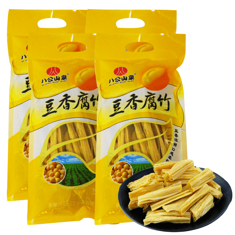 八公山泉黄豆腐竹农家土特产干货工厂直发安徽淮南特产