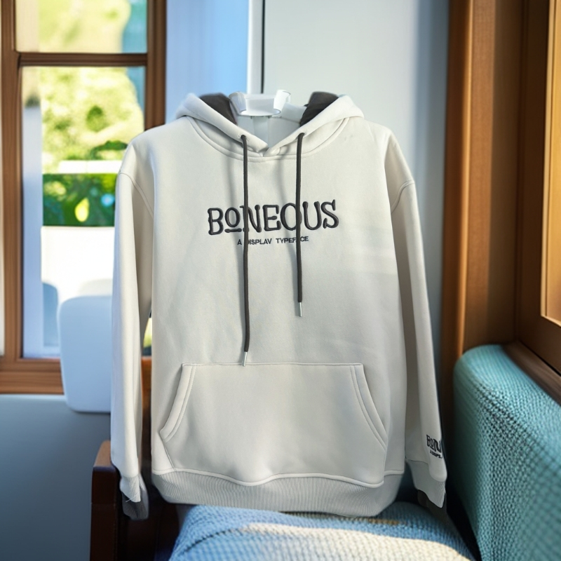 【加绒加厚】韩版休闲宽松简约慵懒风卫衣连帽卫衣女冬季保暖百搭