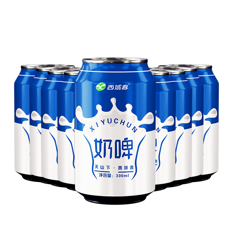 2月产新疆奶啤风味乳酸菌饮品300ml*12瓶装整箱网红0脂肪多种口味