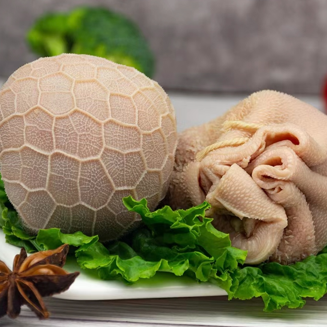 新鲜羊肚包肉羊肉味道鲜美  羊肠灌肉口感Q弹//各一斤