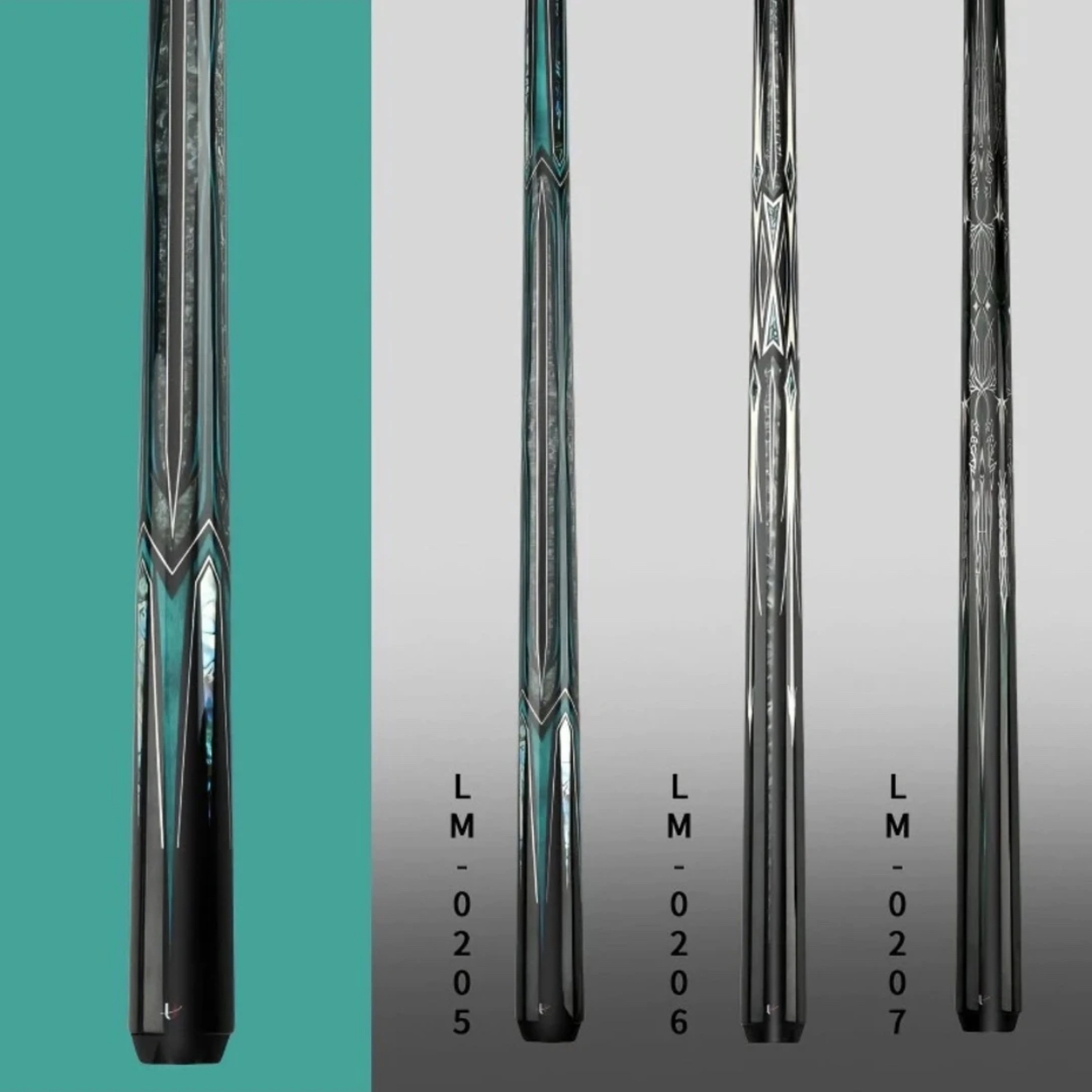 环球绿魔LM系列 白巫师AP1 中式八球台球杆大头杆