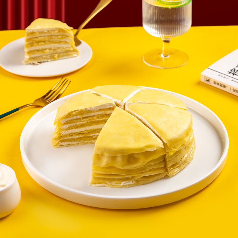 【1盒400g】千层蛋糕榴莲千层蛋糕猫山王休闲零食点心爆浆甜品下午茶好吃