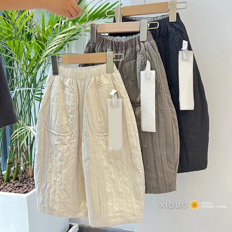 【正常发货】儿童童装女童裤子23秋冬季新款洋气时髦纯色休闲宽松