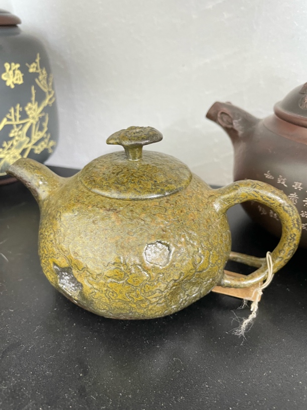 柴烧手拍精品茶壶一个