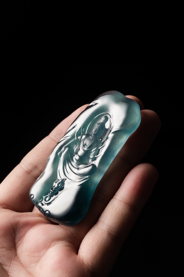 简艺玉雕艺术【燃灯古佛】防拍价