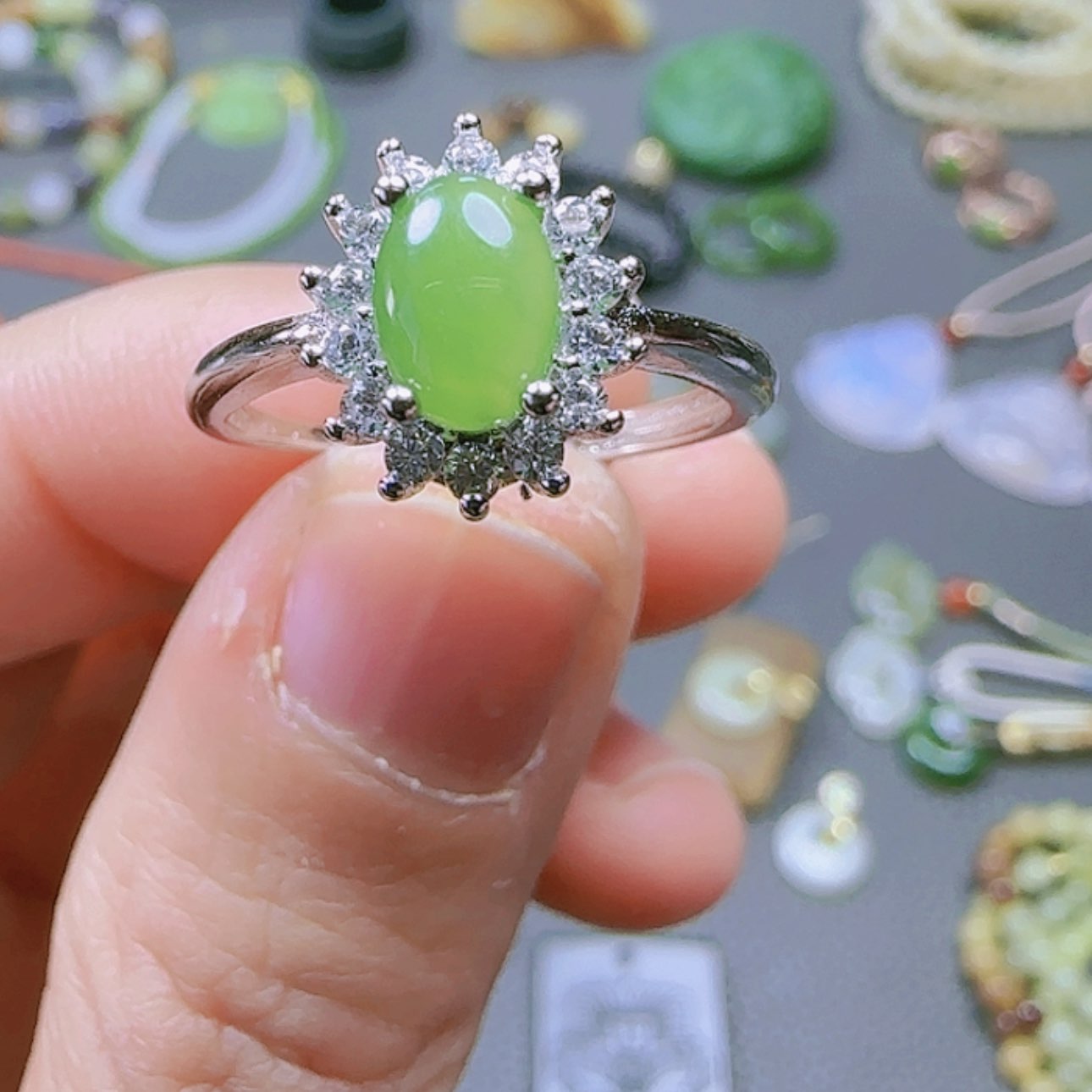 【闪购商品】和田玉戒指合金