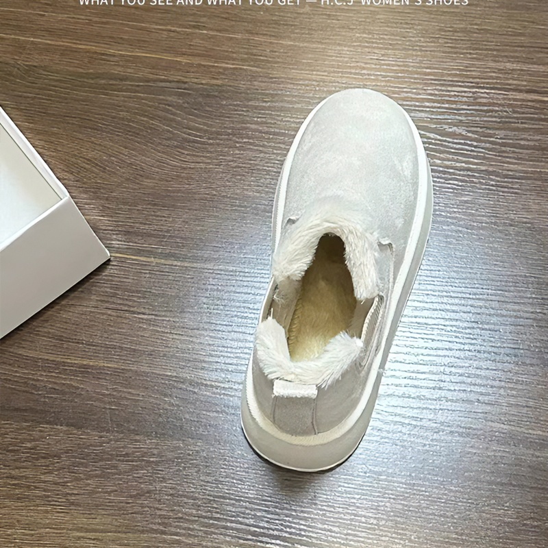 厚底靴子女雪地靴女款冬季保暖棉鞋子女2023新款爆款加绒加厚短靴