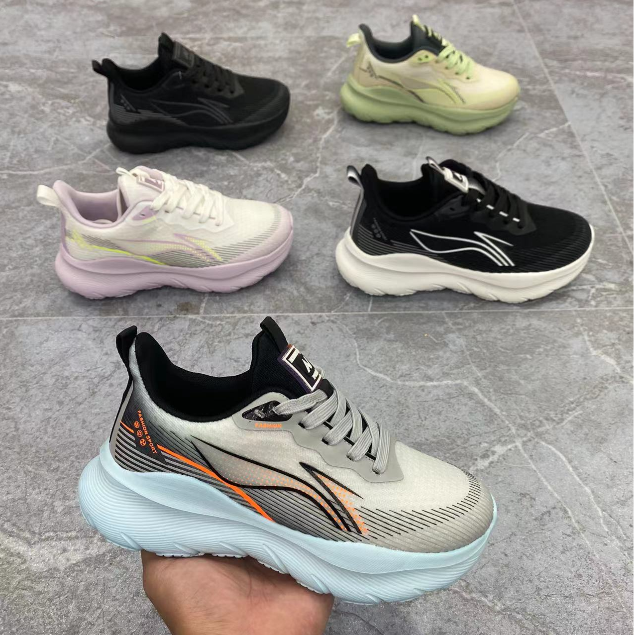 【小伦严选】2024年早秋男女同款时尚百搭潮流运动慢跑鞋A66