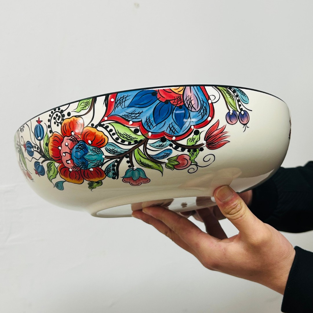 12英寸酸菜鱼盆大汤碗家用釉下彩陶瓷大号菜碗