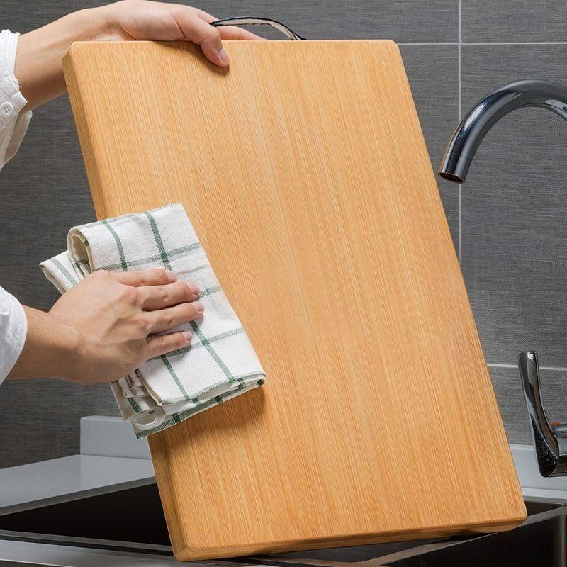 实木竹子厨房砧板菜板家用防霉碳化加厚大水果案板擀面板揉面板