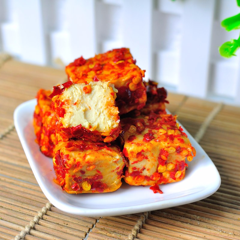 湖北特产纯手工香辣豆腐乳开胃配菜下饭酱菜吃货必备