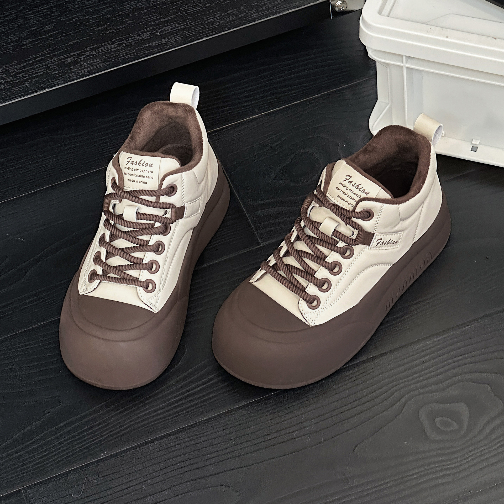 朱小姐大码女鞋40-43码189厚毛内里休闲鞋棉鞋