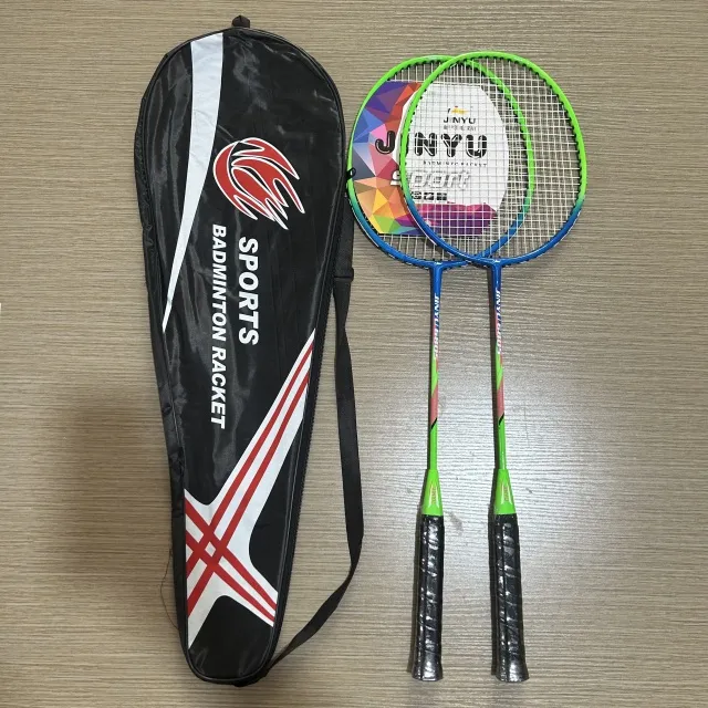 GZ金宇橙羽毛球拍PRO-6805双拍套装正品耐用碳素大人儿童小学生