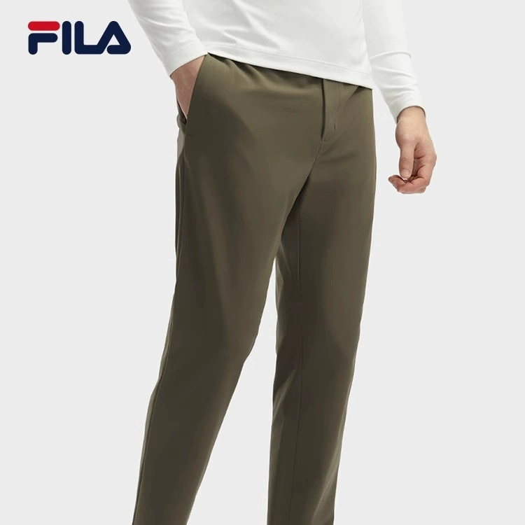 FILA斐乐男装/高端商务长裤2024春季新出差通勤尼龙裤F11M412801F