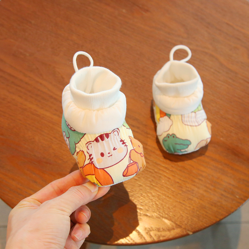 冬季6到12个月婴儿布棉鞋加厚保暖鞋子一岁宝宝学步前鞋婴幼儿鞋8