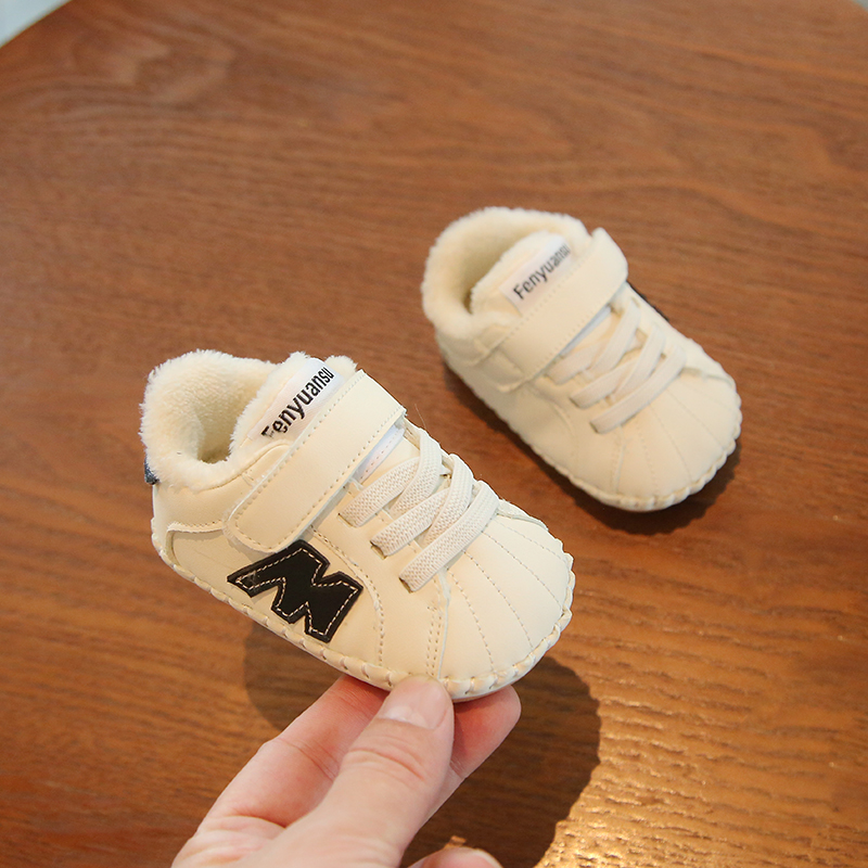 冬季婴幼儿棉鞋一岁宝宝学步鞋软底6-12个月婴儿鞋子冬款加厚保暖