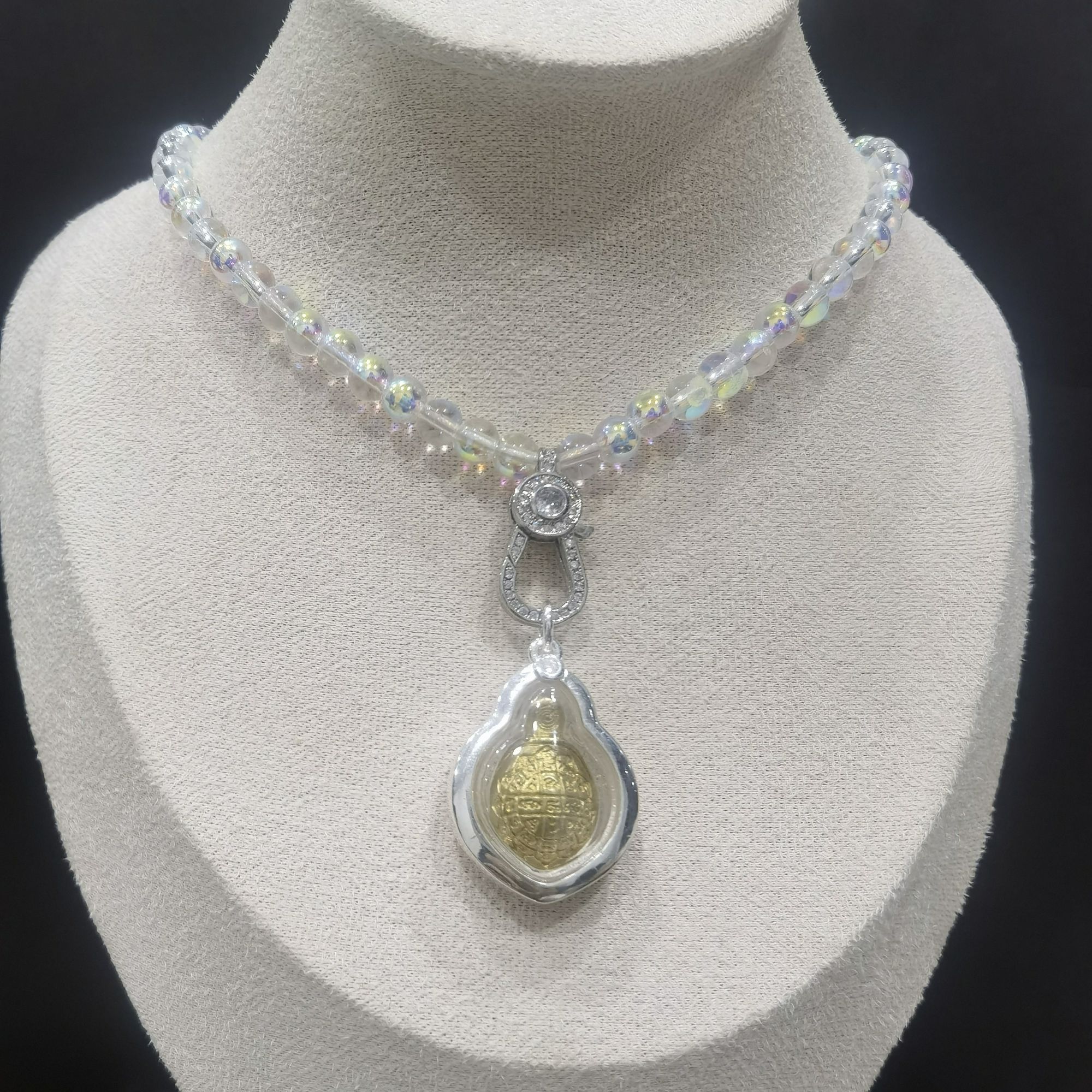 铁合金亚克力吊坠 29号金色清龟创意吊坠素款时尚项链吊坠