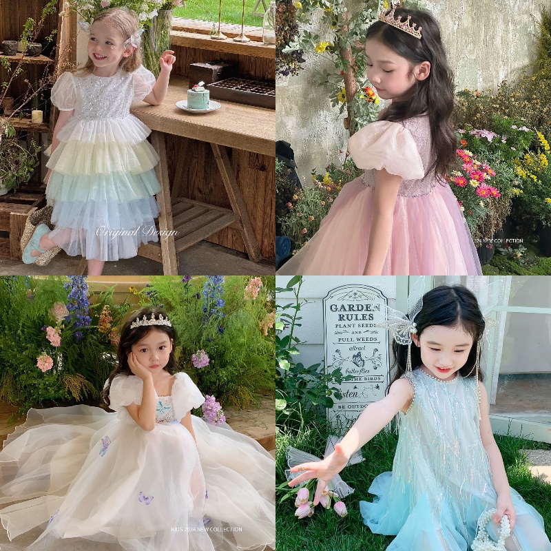 【编码300-399】2025夏季女童纱裙连衣裙断码捡漏