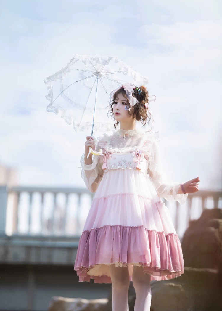 【现货】早樱Hecate-lolita原创设计jsk连衣裙甜美优雅春秋长袖