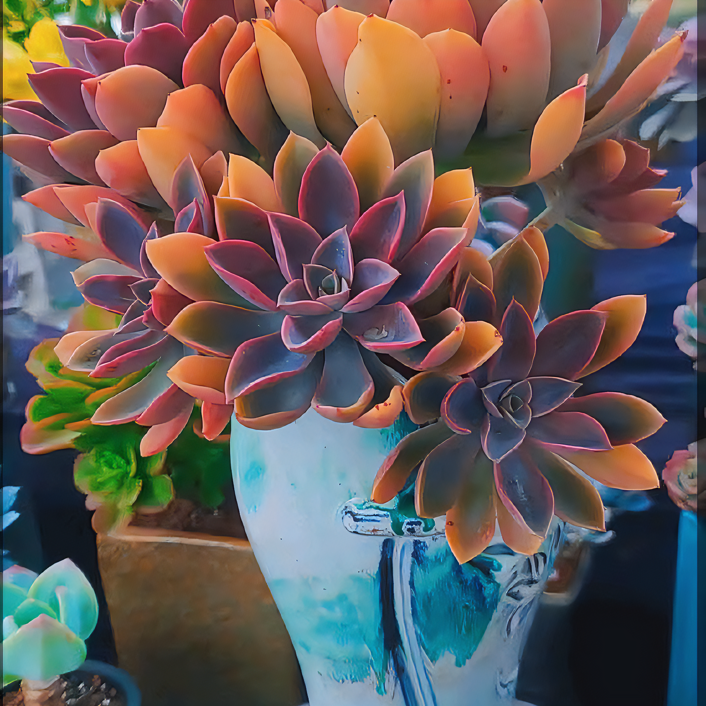 精品多肉老桩一物一拍