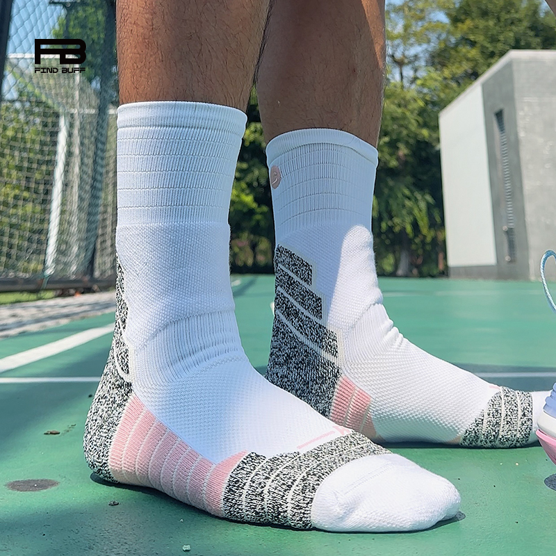 【两双装灭霸缓震篮球袜】实战版高弹氨纶运动精梳棉妖袜