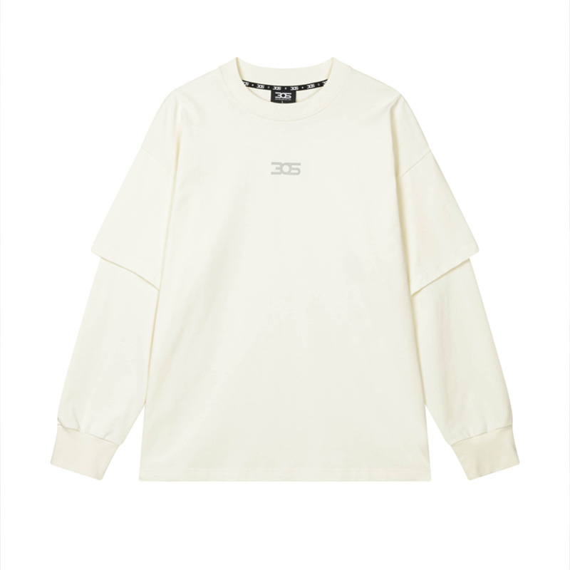 长袖运动套头T恤 