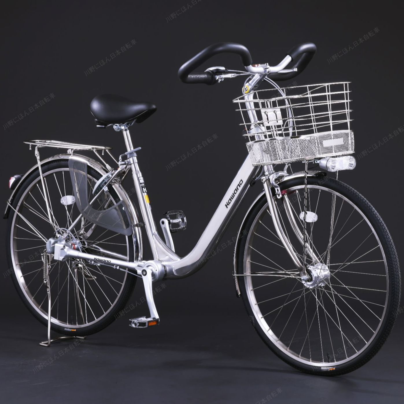 日本【蝴蝶把不锈钢】通勤车轴传动轴单车省力无链条男女款