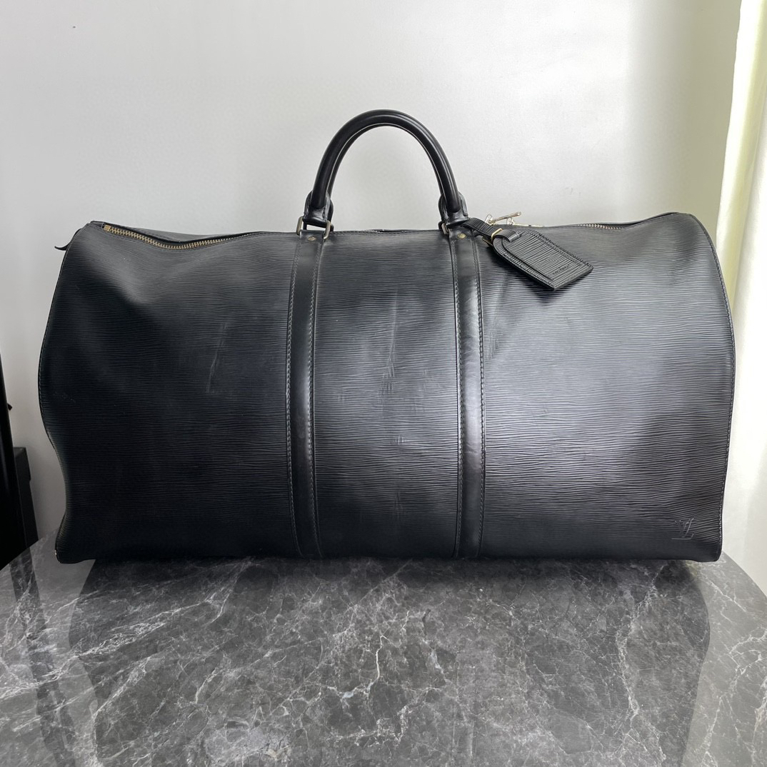 99新 LouisVuitton/路易威登 嘉壹（pz-96）keepall60水波纹旅行袋