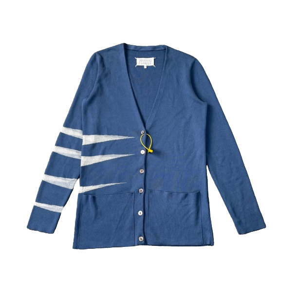 99新 KENZO/肯佐 9061/蓝色镂空开衫/S码/98新