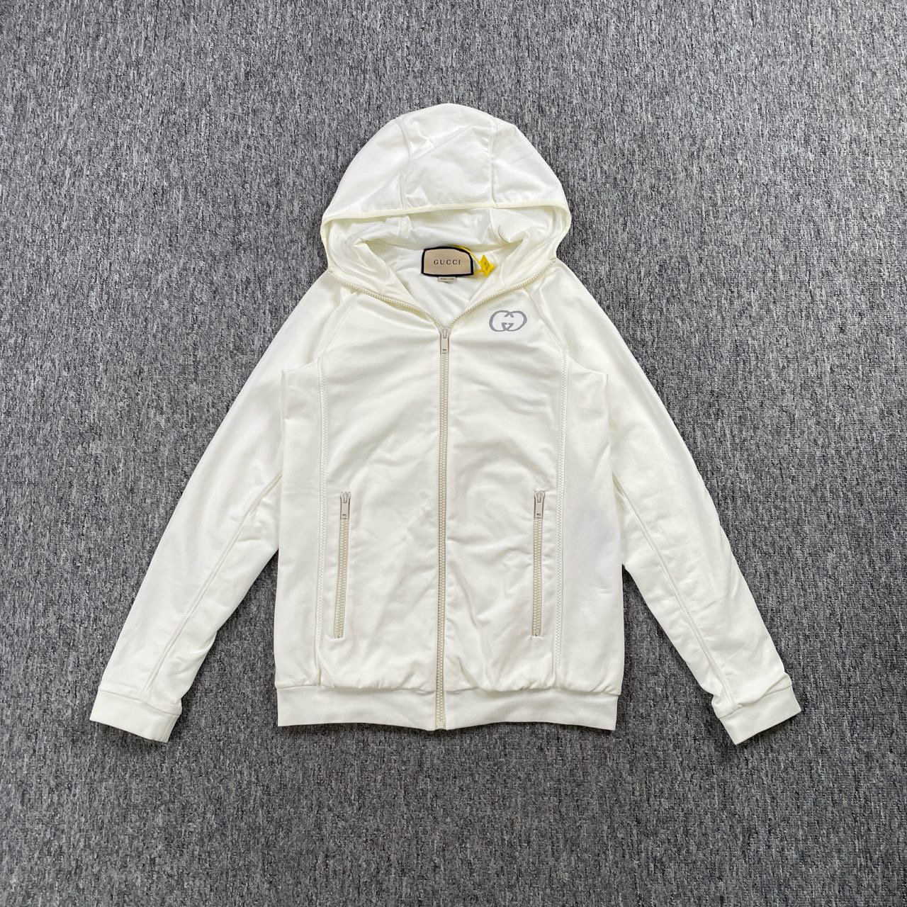 99新 GUCCI/古驰 5026/Gucci 米白色外套/S码/99新/轻微污渍