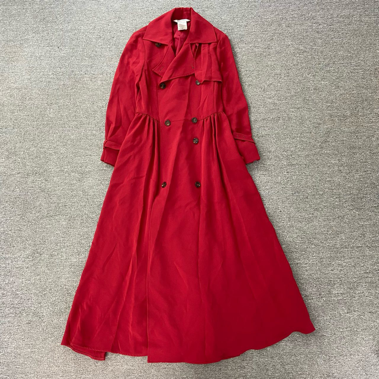 99新 MaxMara CD Max Mara纯色长款外套/36码/98新/15999