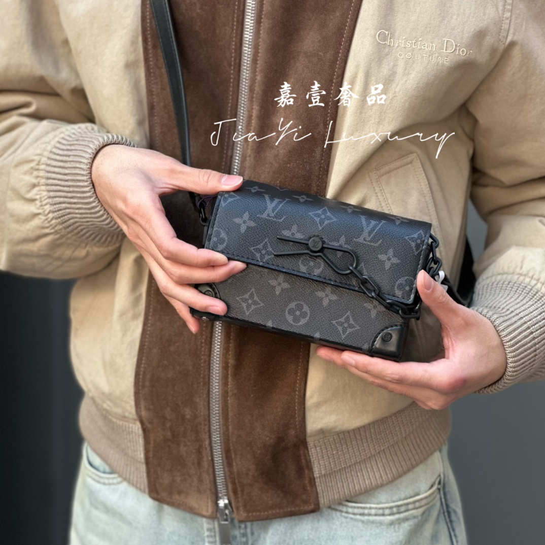 99新 LouisVuitton/路易威登 嘉壹/(jimai)Steamer 老花盒子包