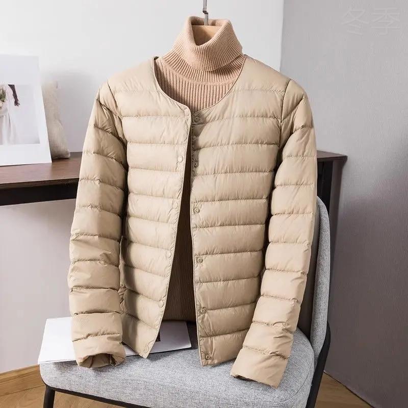 波司澄 冬季2023新款内胆羽绒服女短款轻薄羽绒服妈妈内穿修身保