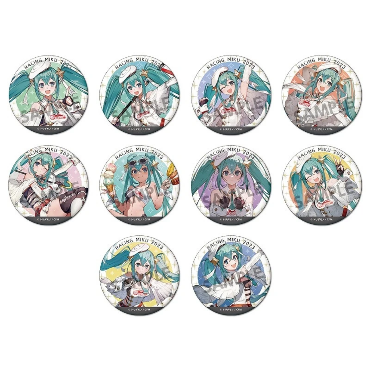 初音未来赛车服吧唧