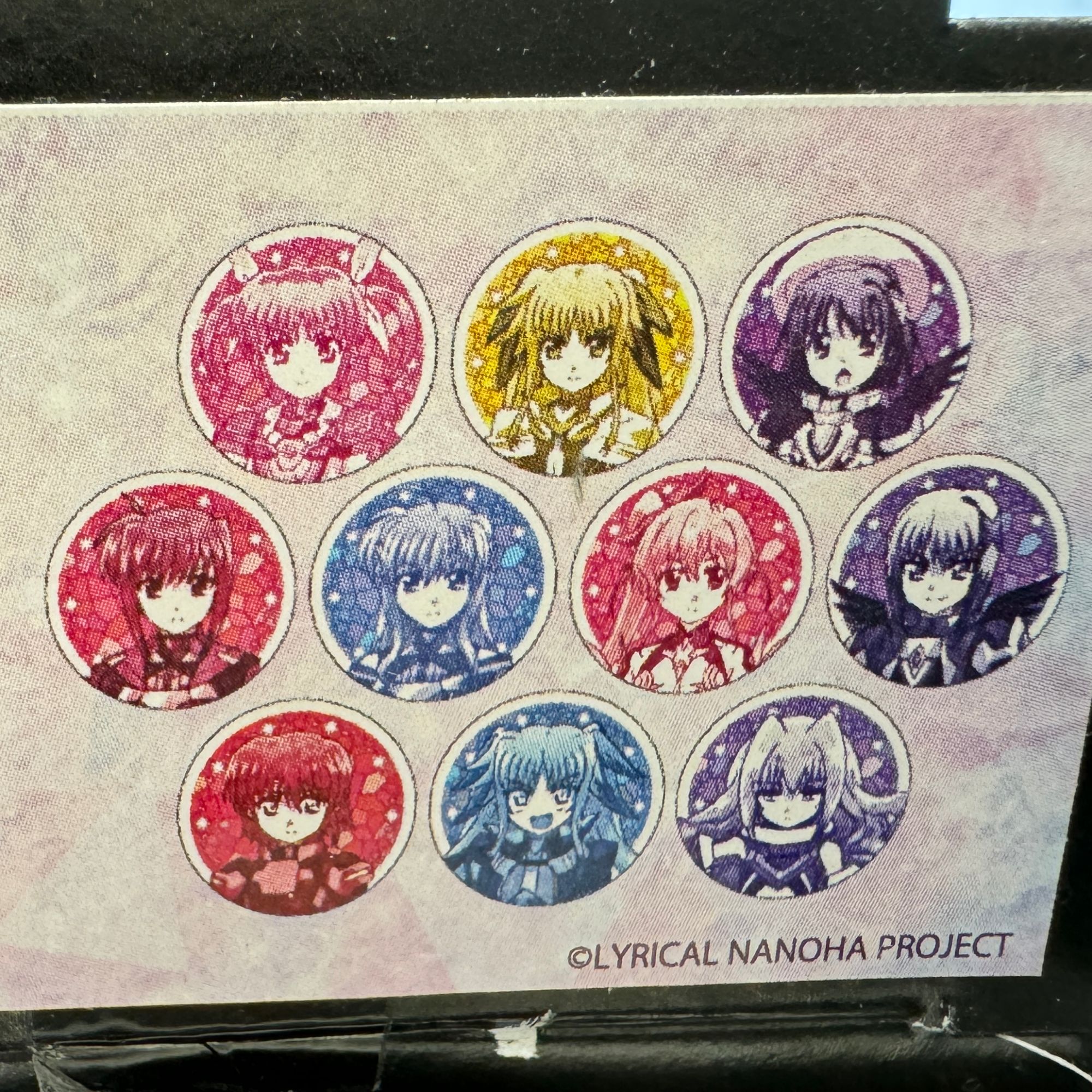 魔法少女奈叶单色吧唧