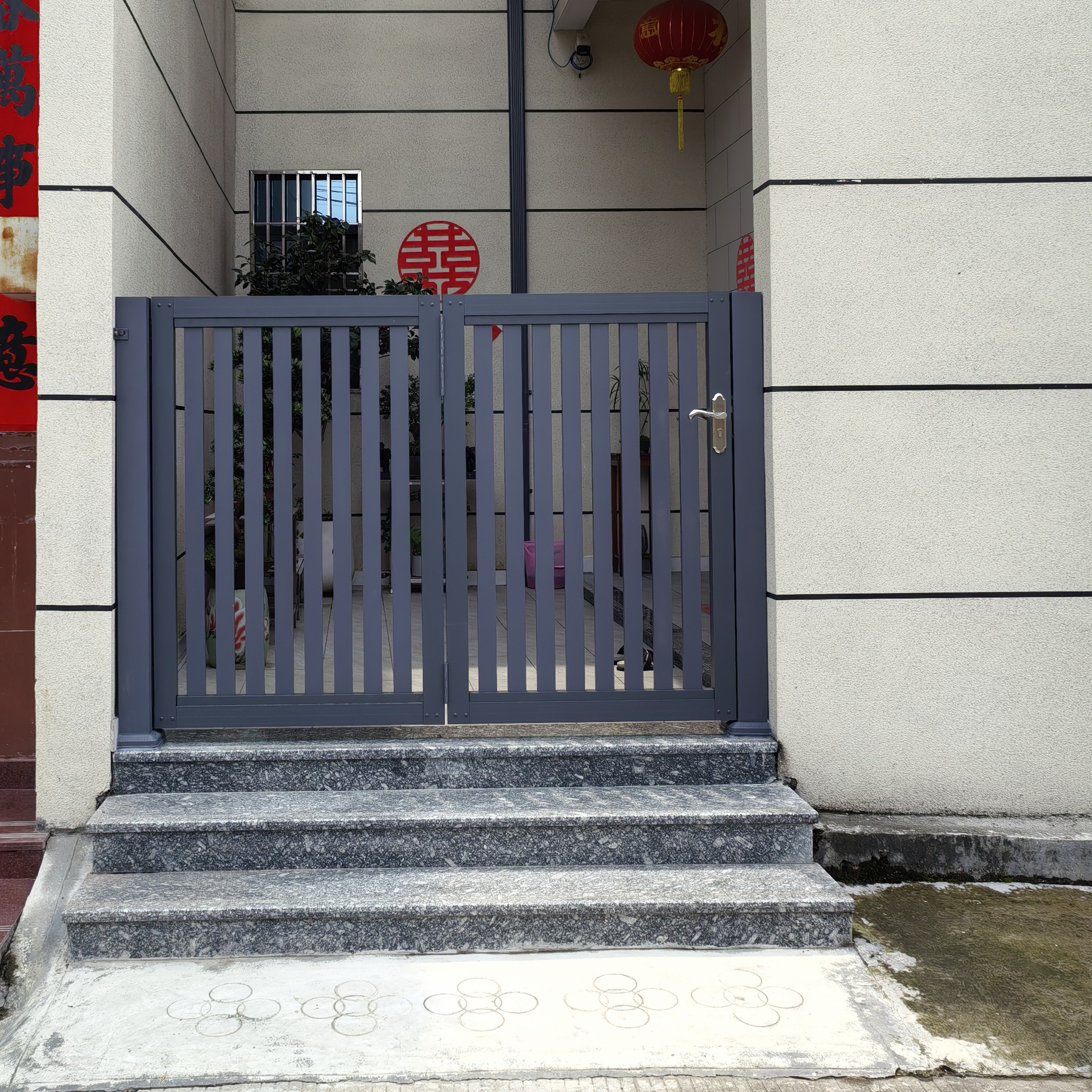 铝合金庭院小门花园门别墅入户门侧小门电动小门