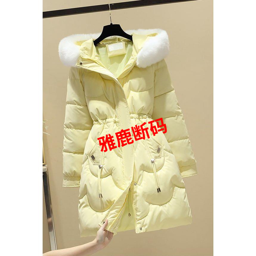 雅鹿新款羽绒服棉服女2023年新款冬季爆款韩版派克服加厚外套中长