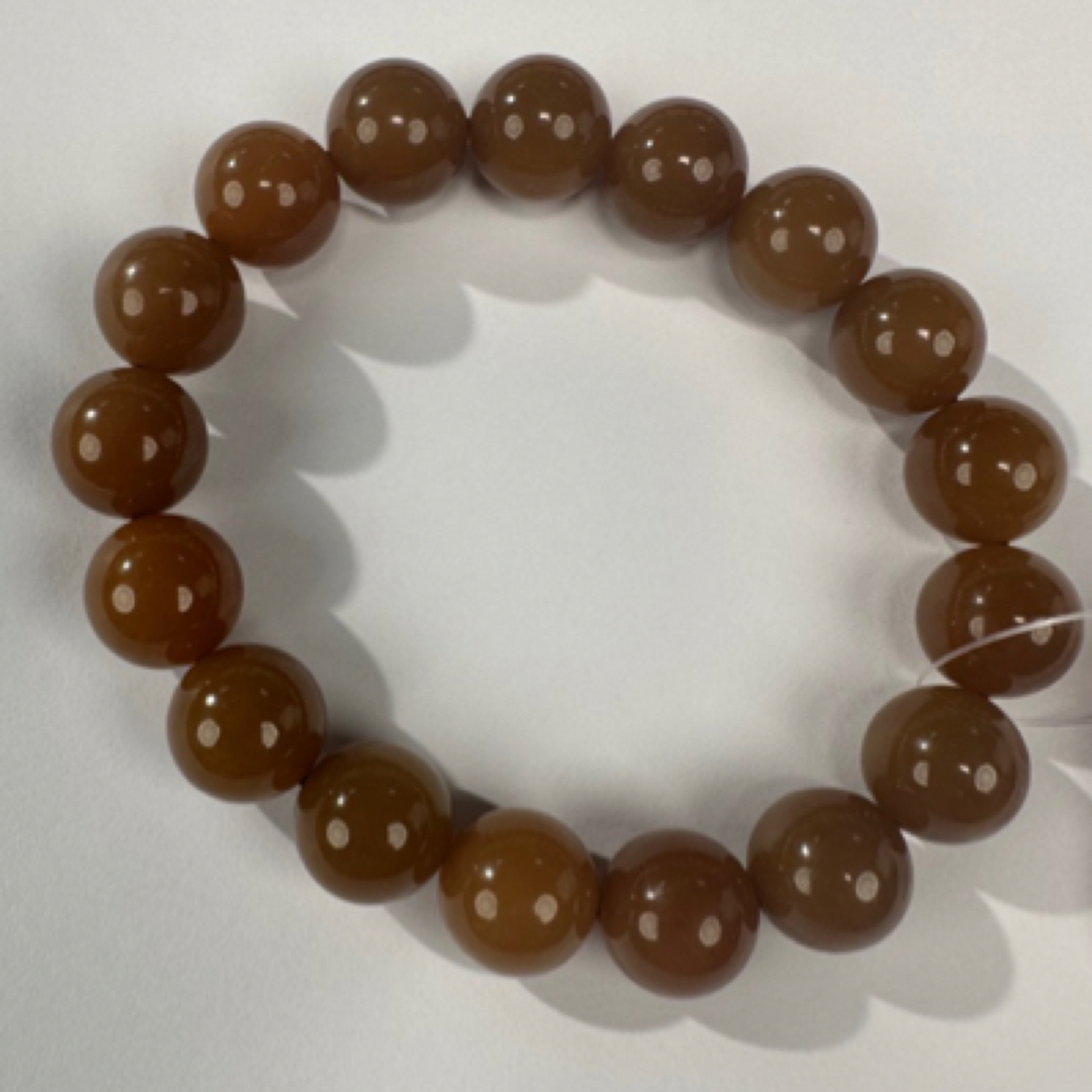 天然和田玉纯糖卡12手串0111