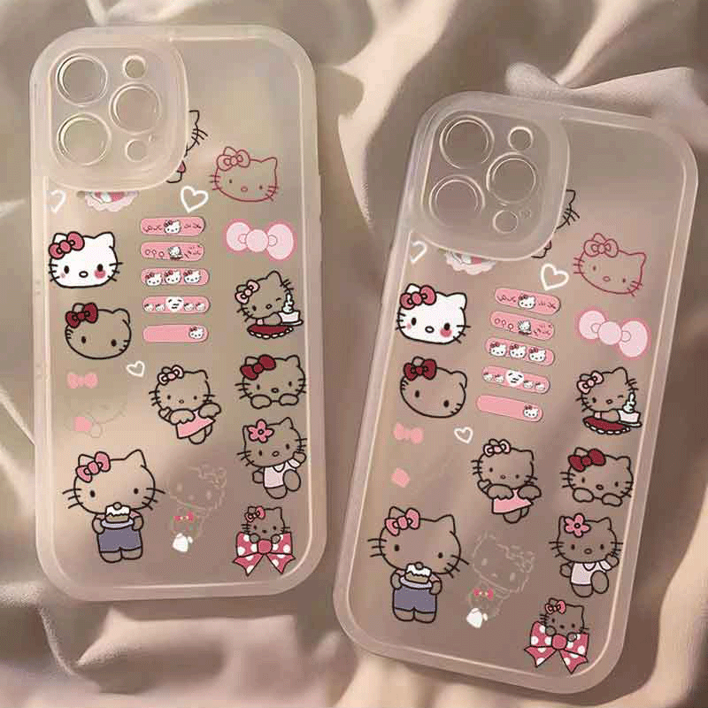 蝴蝶结kt苹果15ProMax手机壳iPhone14防摔13全包12新款11软壳X女8