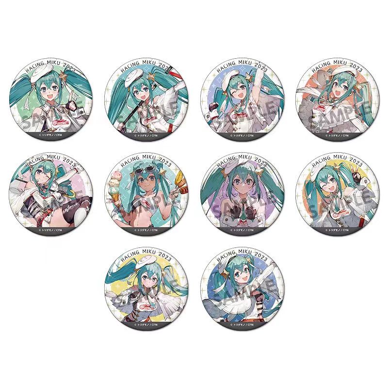 初音未来 赛车初音未来2023吧唧徽章盲抽