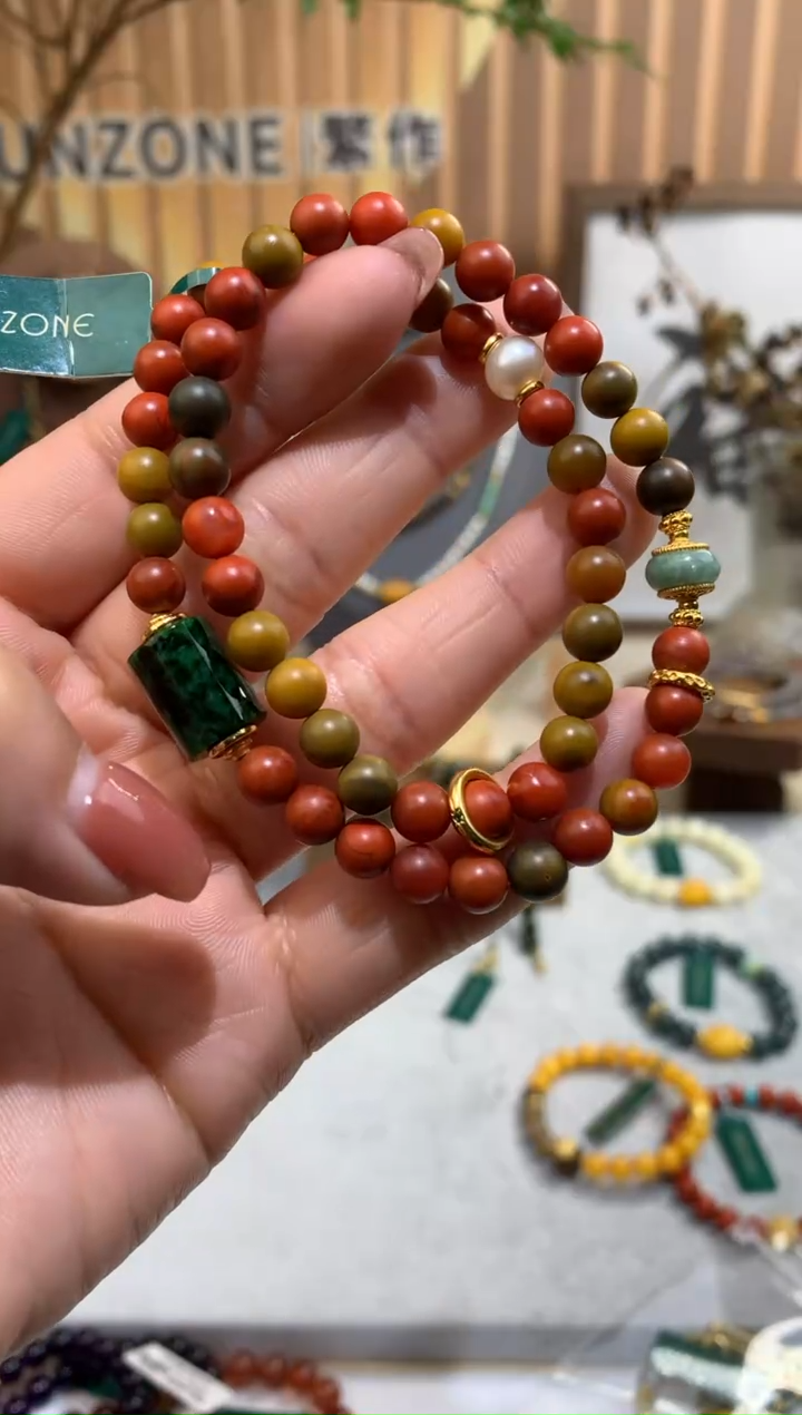 【闪购商品】南红玛瑙手串银S925镶嵌手串