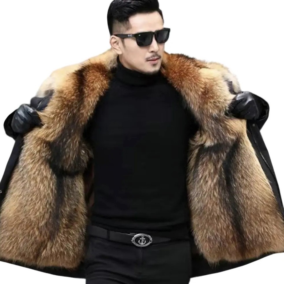 原毛原色内胆（直播间为准）中长款连帽活里活面辛巴二代外套