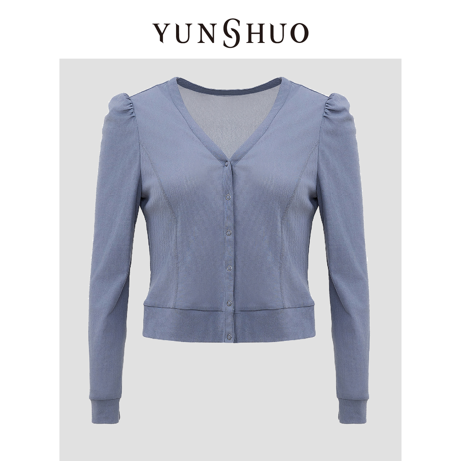 撤柜折扣商品不退换（介意勿拍）允硕百搭雪纺短袖T恤上衣455440