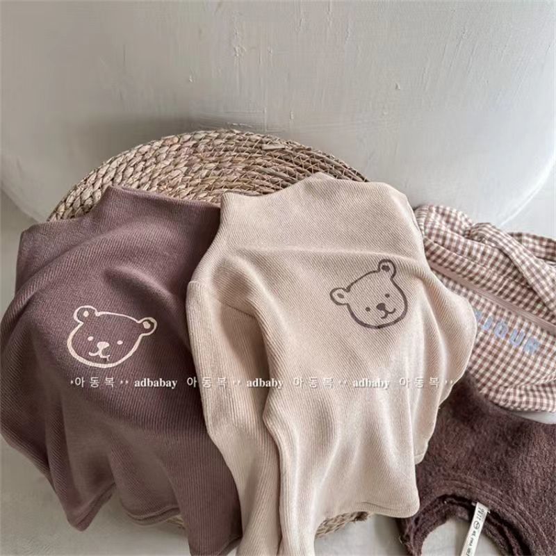 【冬季爆款】儿童韩版半高领软T恤 男女童秋装长袖弹力打底衫D40