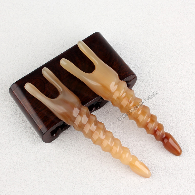 正宗牛角鼻刮眼刮部鼻子按摩拨筋棒面部美容通经络痧穴位刮板对眼