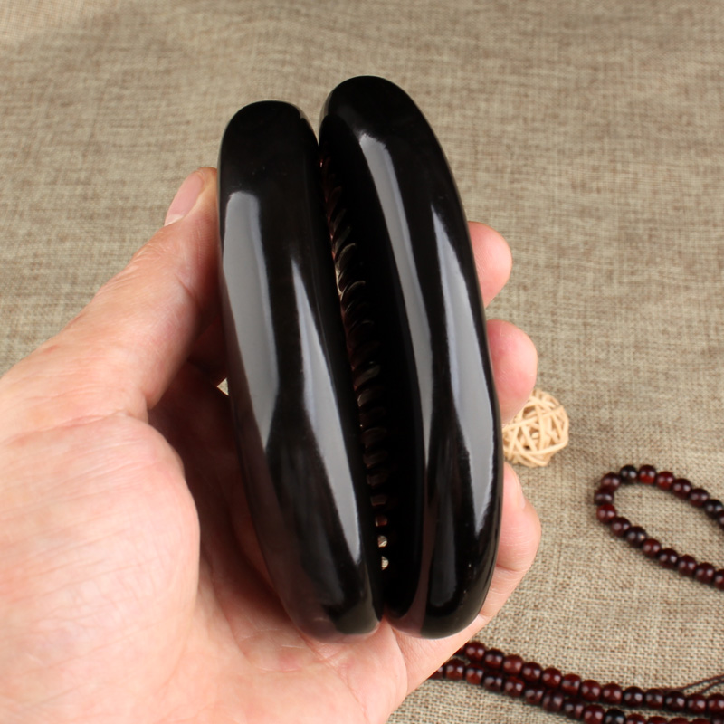 牧韵正宗真牛角梳子小号包包梳加厚特厚款方便携带家用顺发正品