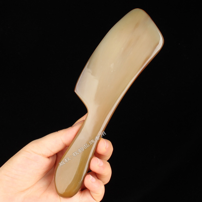 正品天然牛角刮板背部肩颈脖子腿部痧经络穴位按摩拨筋加厚刮刀