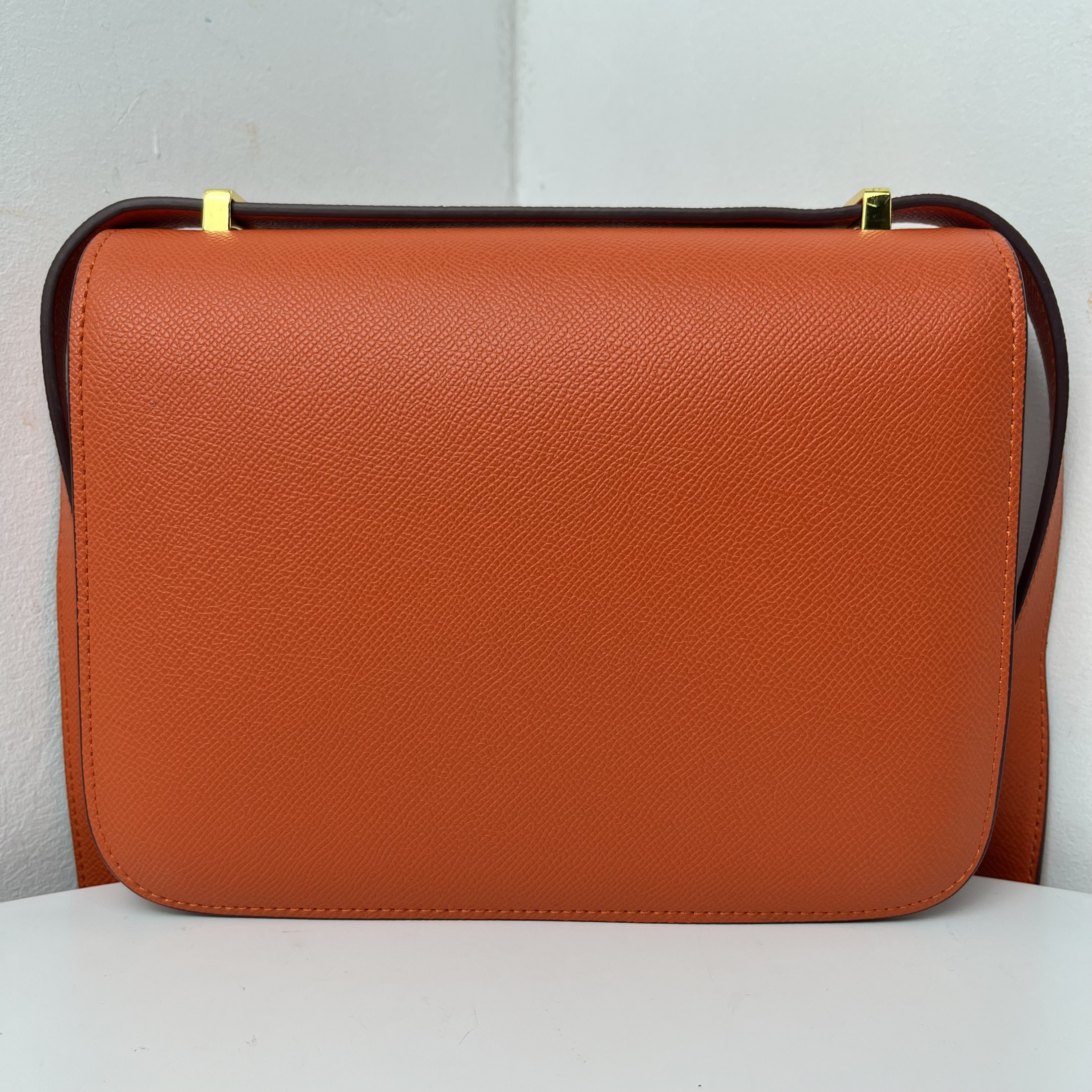 LB 825【LIANBANG  H.K】橙 精品女包单肩斜挎